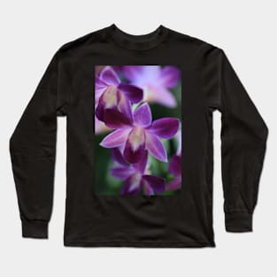 purple orchid Long Sleeve T-Shirt